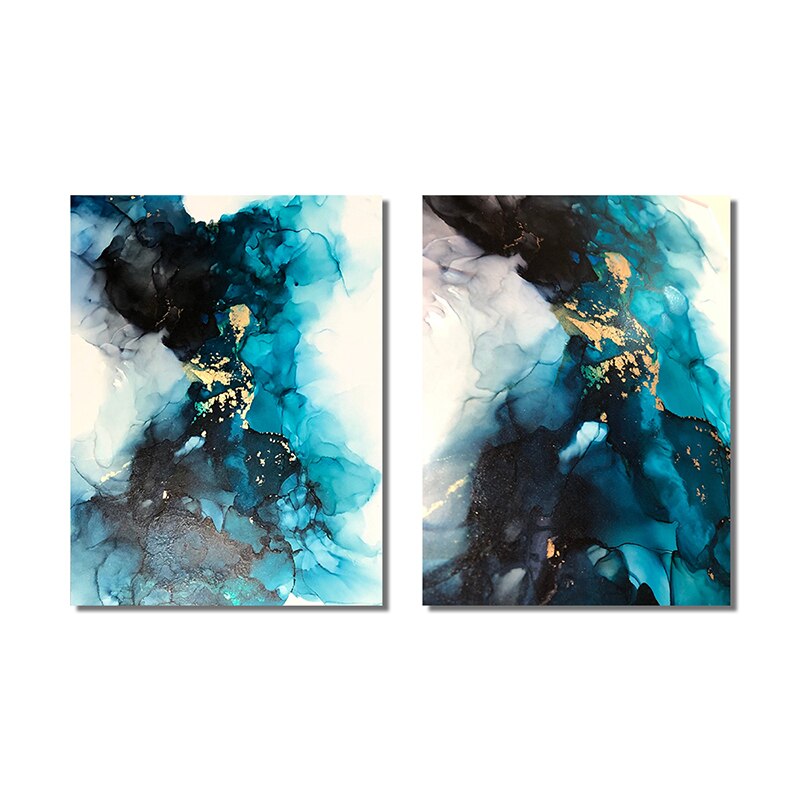 CORX Designs - Abstract Blue Canvas Art - Review