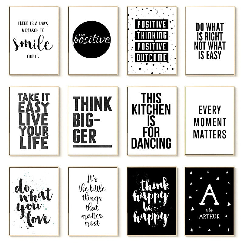 CORX Designs - Black and White Quote Canvas Art - Review