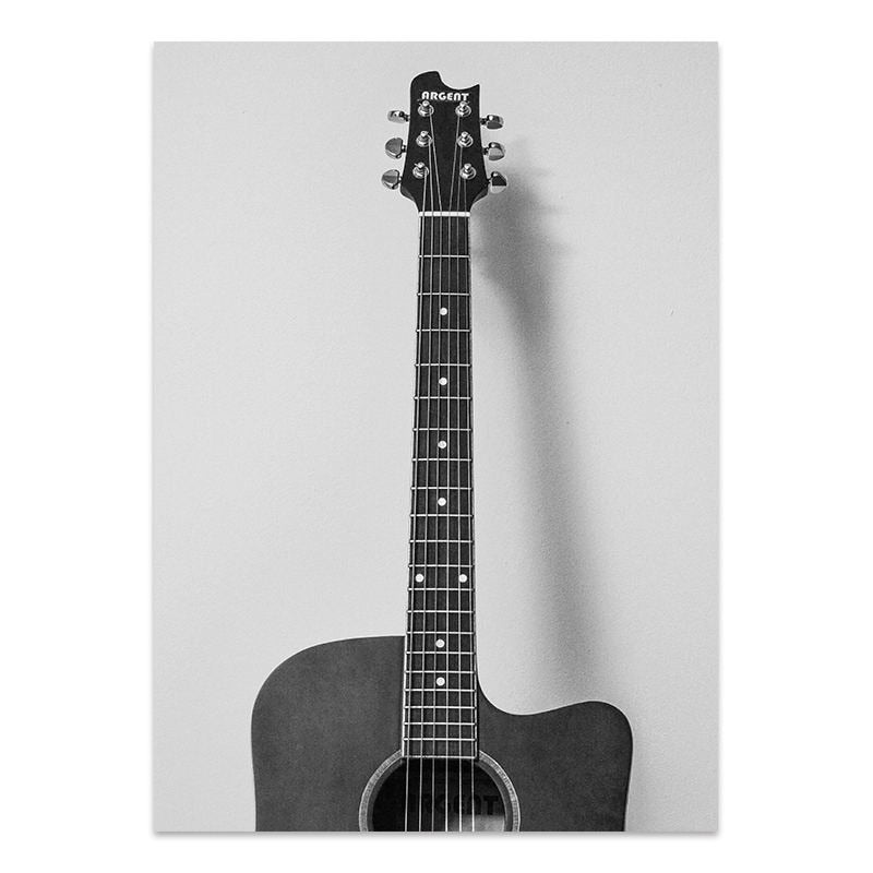 CORX Designs - Black and White Guitar Radio CD Music Canvas Art - Review