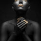 CORX Designs - African Woman Fashion Gold And Silver Canvas Art - Review