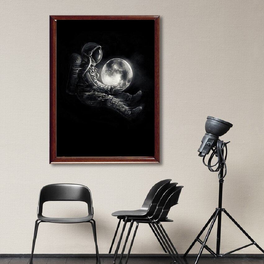 CORX Designs - Astronaut Holding Moon Canvas Art - Review