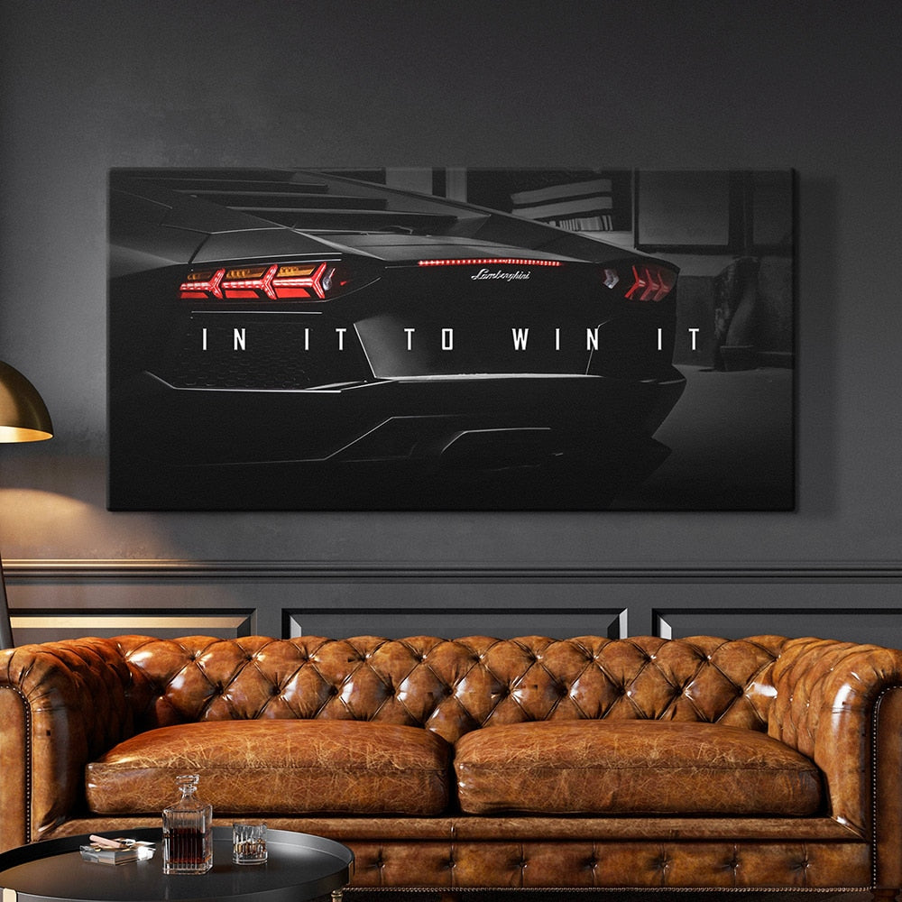CORX Designs - Luxury Sports Car Motivational Canvas Art - Review