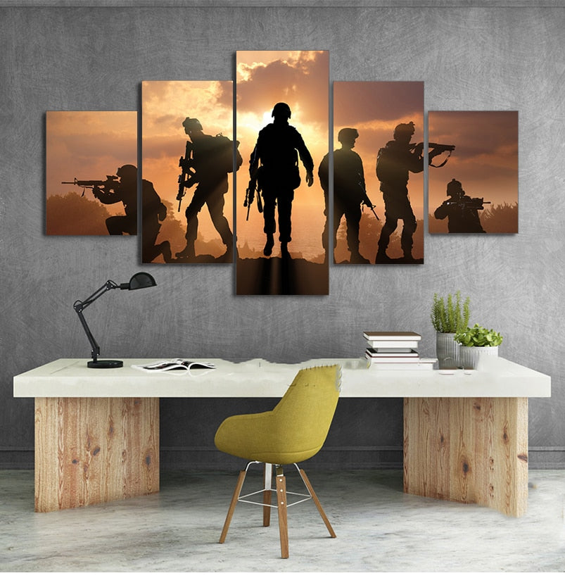 CORX Designs - Patriotic US Army Sunset Canvas Art - Review