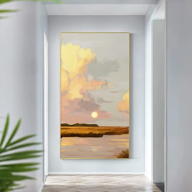 CORX Designs - Sunset Landscape Painting Canvas Art - Review