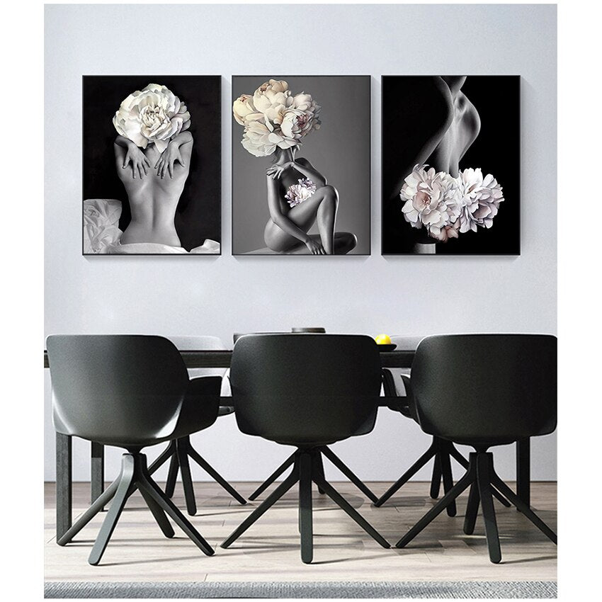 CORX Designs - Woman Flower Head Canvas Art - Review