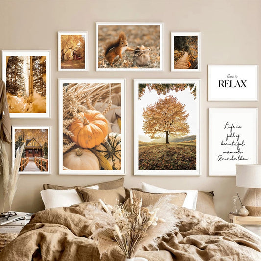 CORX Designs - Autumn Forest Wooden House Canvas Art - Review