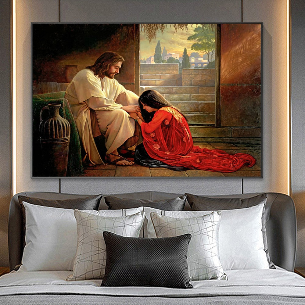 CORX Designs - Jesus Painting Canvas Art - Review