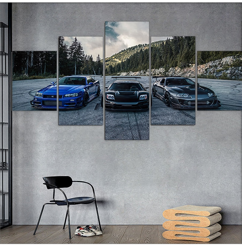 CORX Designs - JDM Supra Nissan Skyline NSX Car Canvas Wall Art - Review