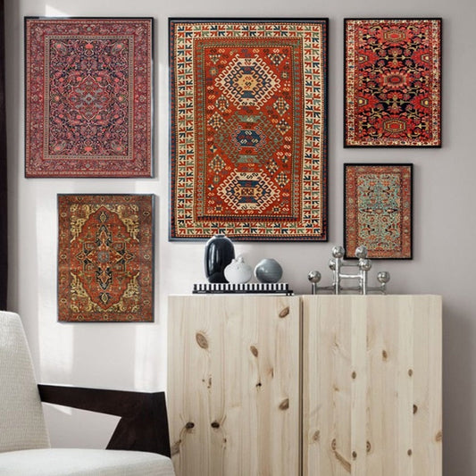 CORX Designs - Antique Persian Carpet Retro Wall Art Canvas - Review