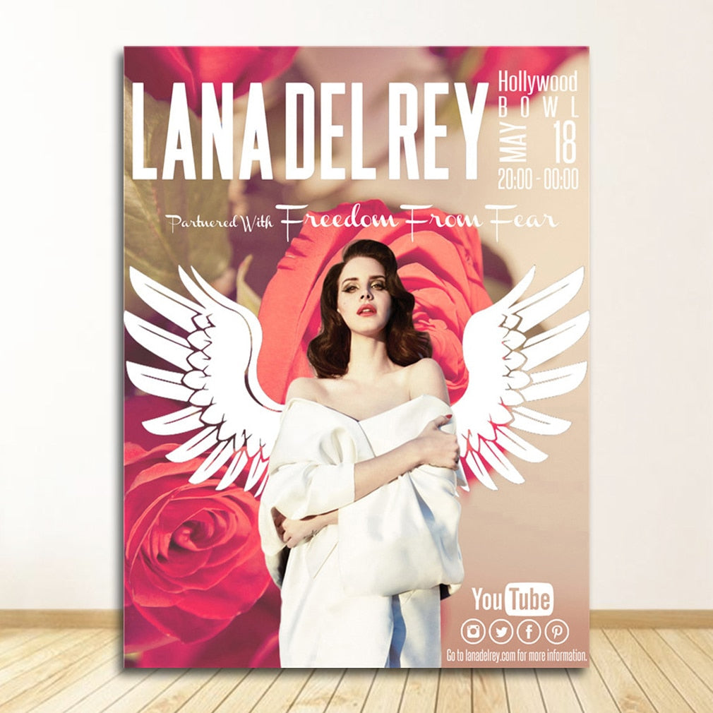 CORX Designs - Lana Del Rey Pop Art Wall Art Canvas - Review