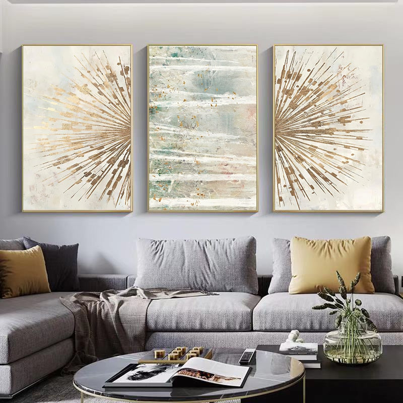 CORX Designs - Abstract Gold Foil Line Canvas Art - Review