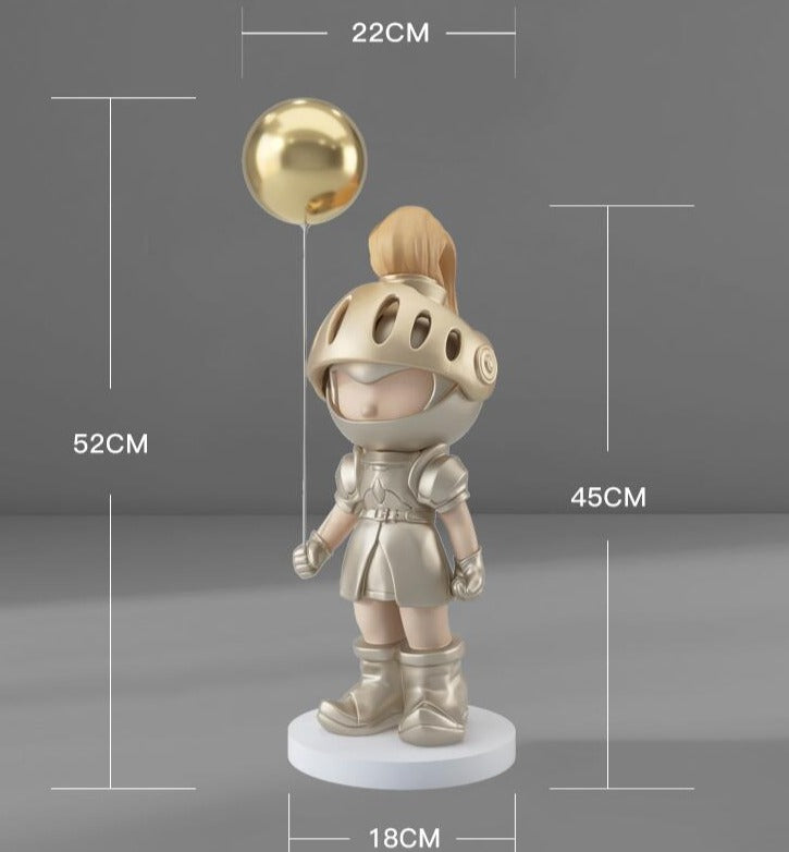 CORX Designs - Knight Holding Balloon Statue - Review