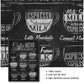 CORX Designs - Black and White Coffee Shop Menu Wall Art Kitchen Canvas - Review