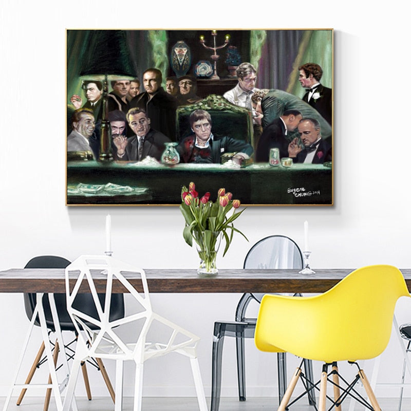 CORX Designs - Godfather Gangsters Painting Canvas Art - Review
