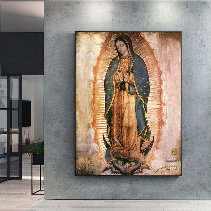 CORX Designs - The Day of the Virgin of Guadalupe in Mexico Canvas Art - Review