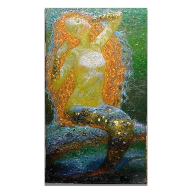 CORX Designs - Golden Scales Mermaid Canvas Art - Review