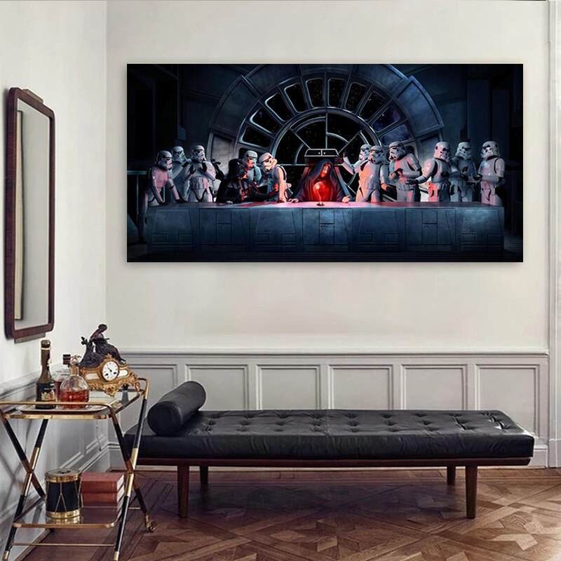 CORX Designs - Emperor Palpatine Last Supper Star Wars Canvas Art - Review