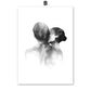 CORX Designs - Black White Sketch Girl Lover Line Canvas Art - Review