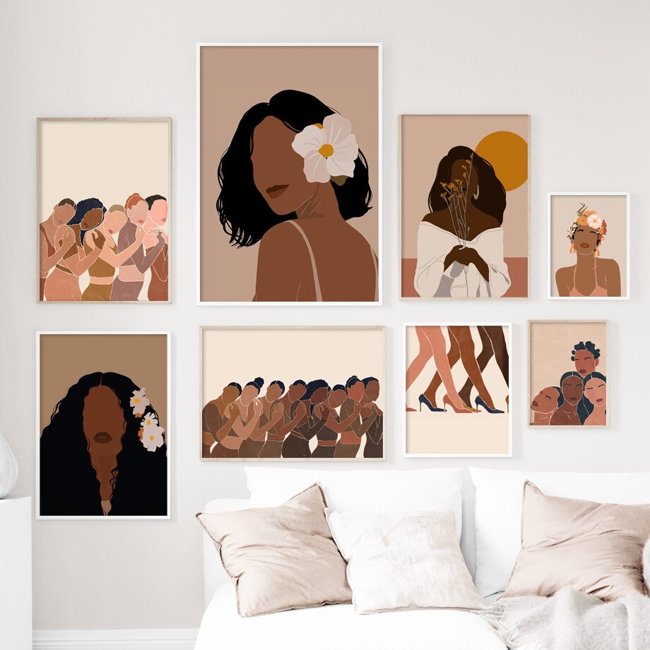 CORX Designs - Woman Illustration Diversity Canvas Art - Review