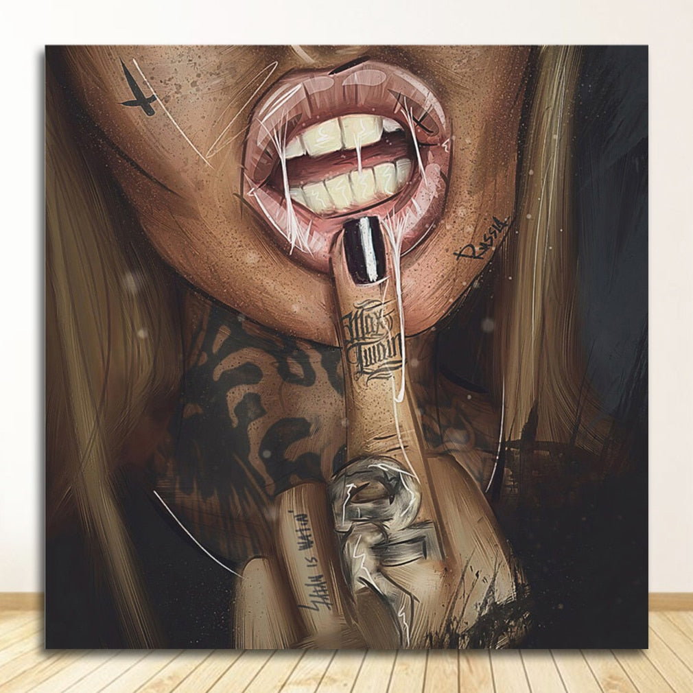 CORX Designs - Cool Sexy Tattoo Girl Canvas Art - Review