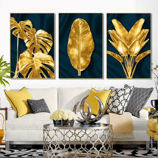 CORX Designs - Nordic Golden Leaf Canvas Art - Review
