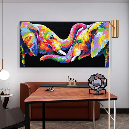 CORX Designs - Colorful Elephant Lover Canvas Art - Review