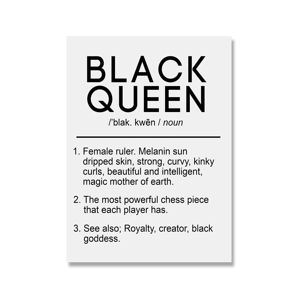 CORX Designs - Black King and Queen Definition Quotes Canvas Art - Review