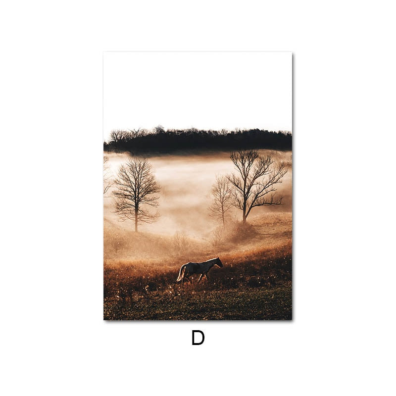 CORX Designs - Mountain Scenery and Horse Canvas Art - Review