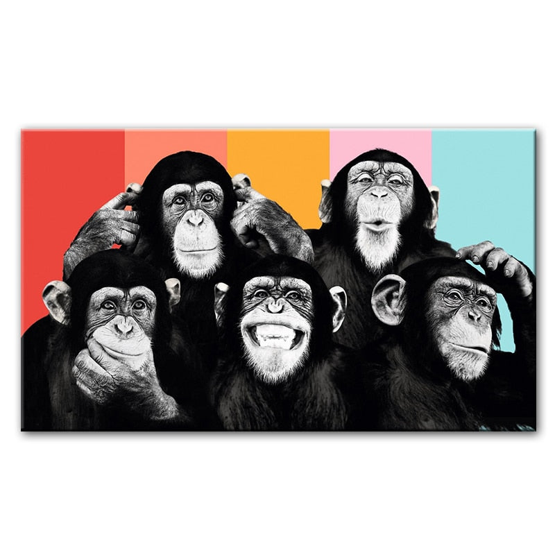 CORX Designs - Funny Monkeys Graffiti Canvas Art - Review