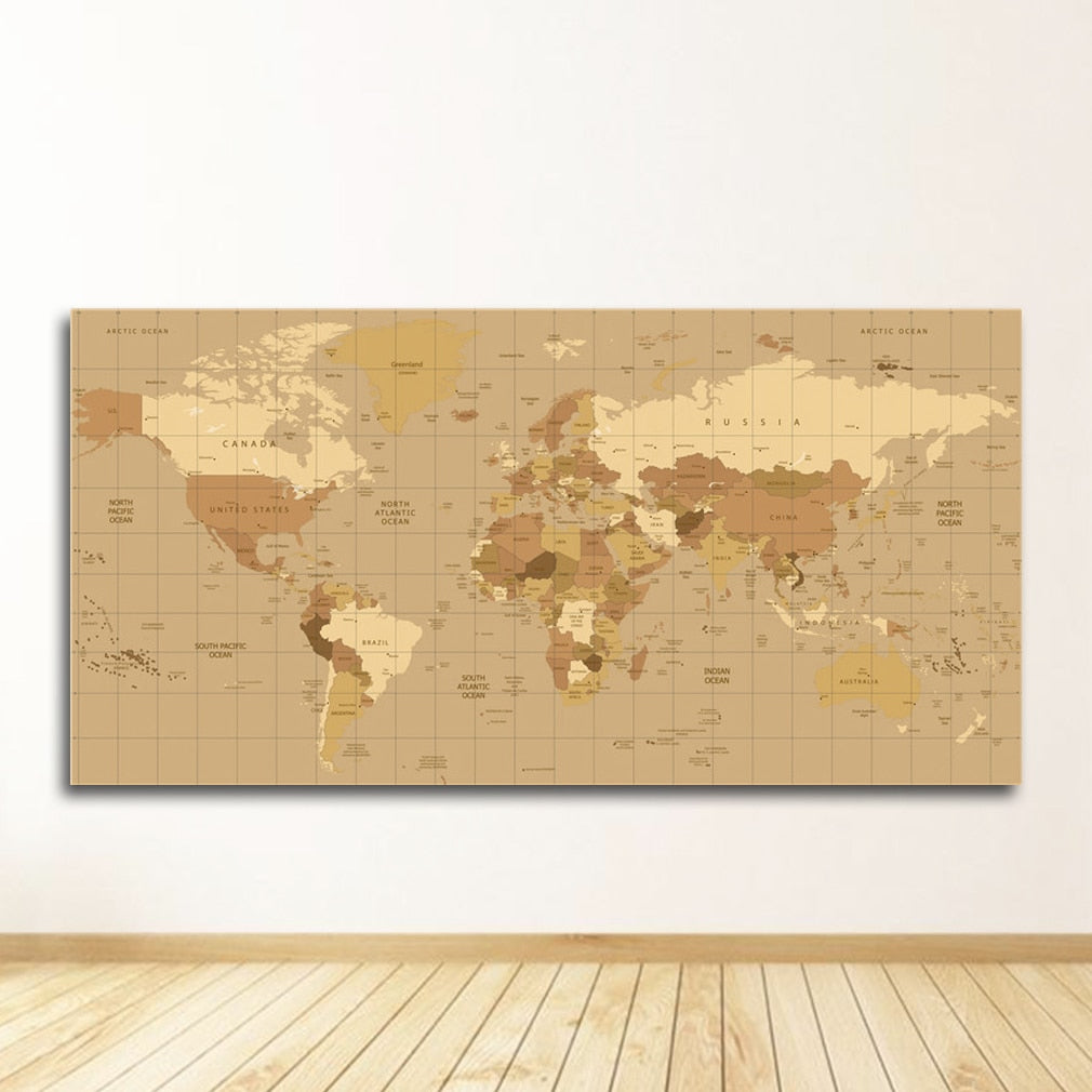 CORX Designs - World Map Canvas Art - Review