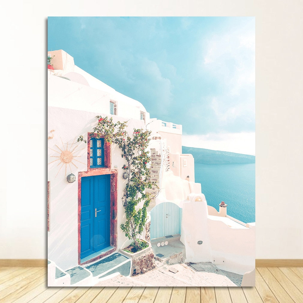 CORX Designs - Santorini Wall Art Canvas - Review