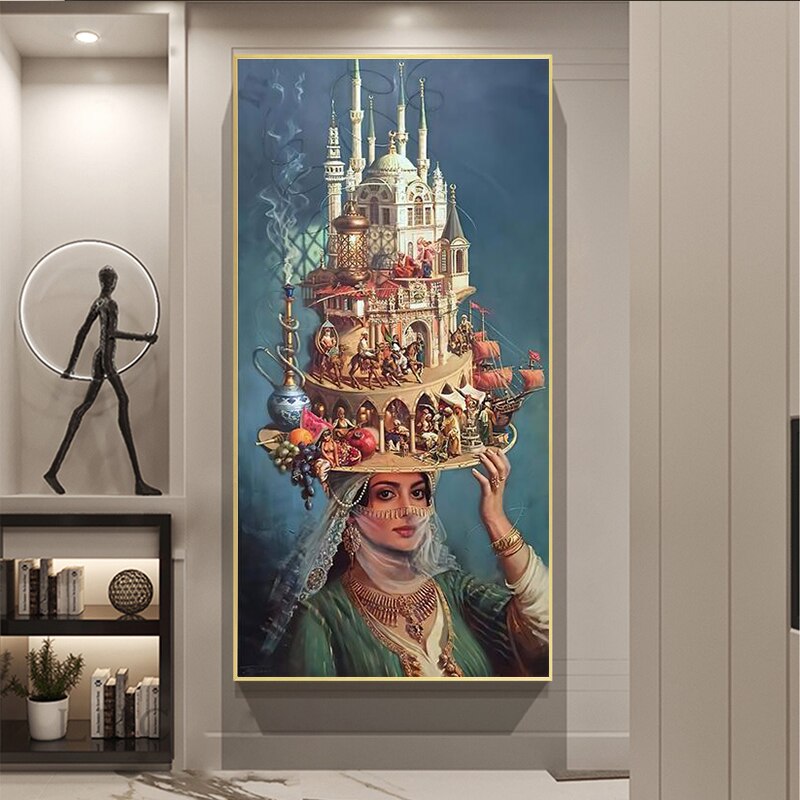 CORX Designs - Persian Princess Castle Canvas Art - Review