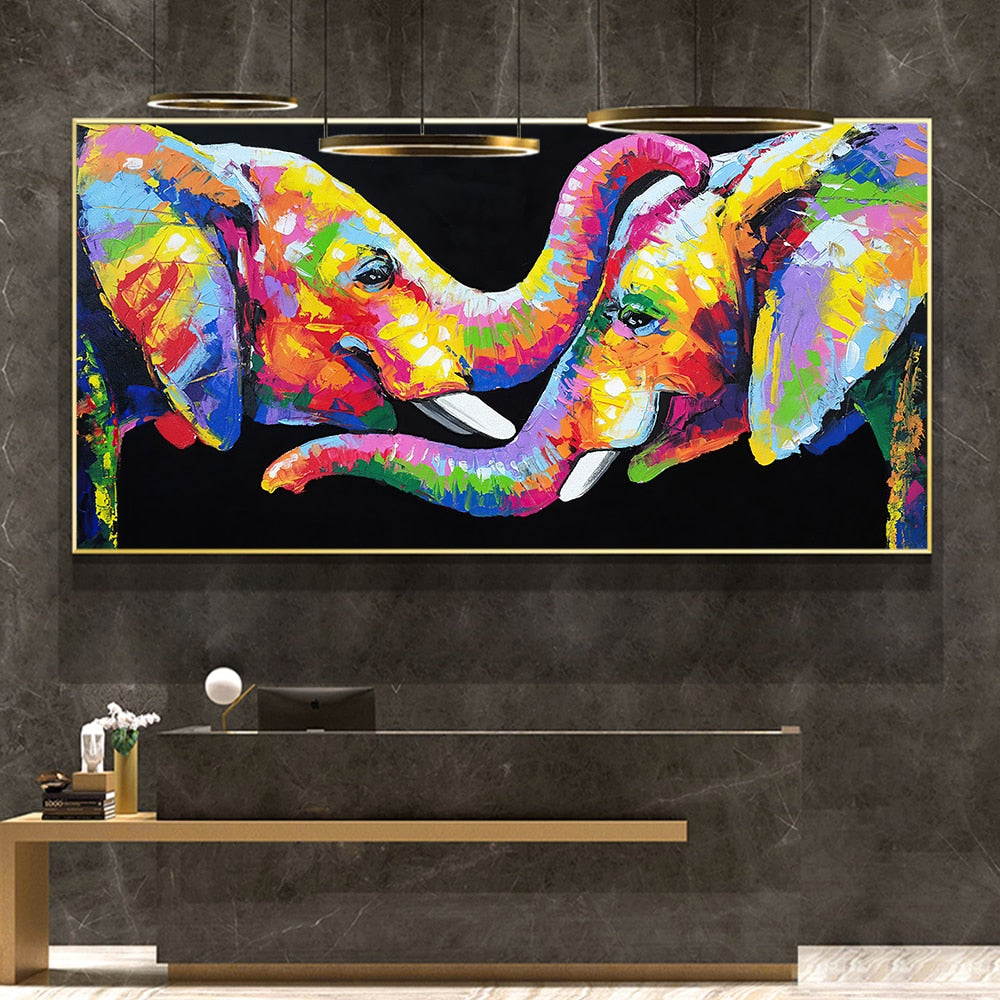 CORX Designs - Colorful Elephant Lover Canvas Art - Review