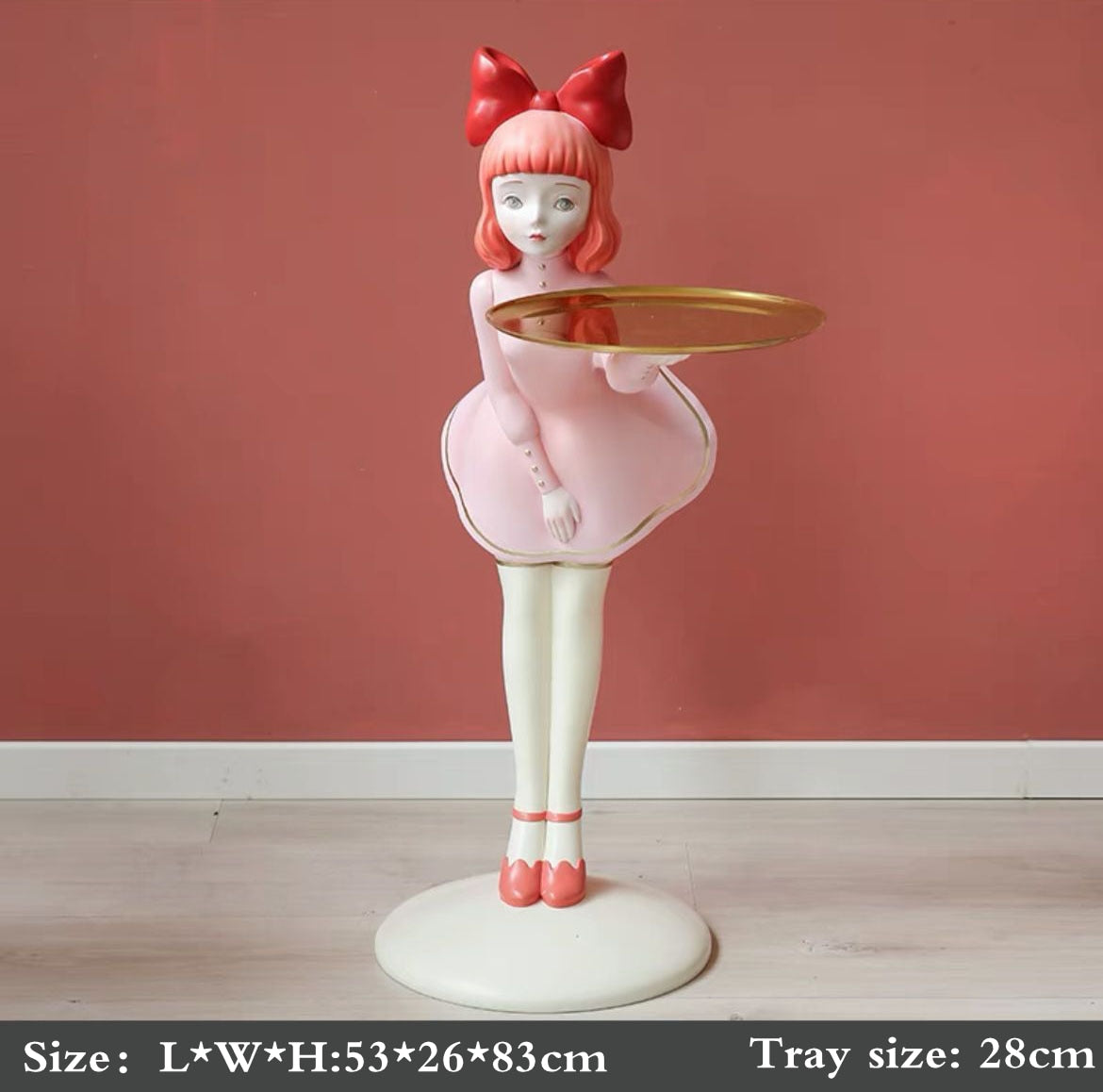 CORX Designs - Bowing Girl Big Statue With Tray - Review