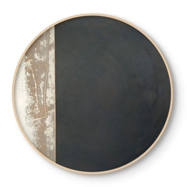 CORX Designs - Abstract Dark Color Combination Round Canvas Art - Review