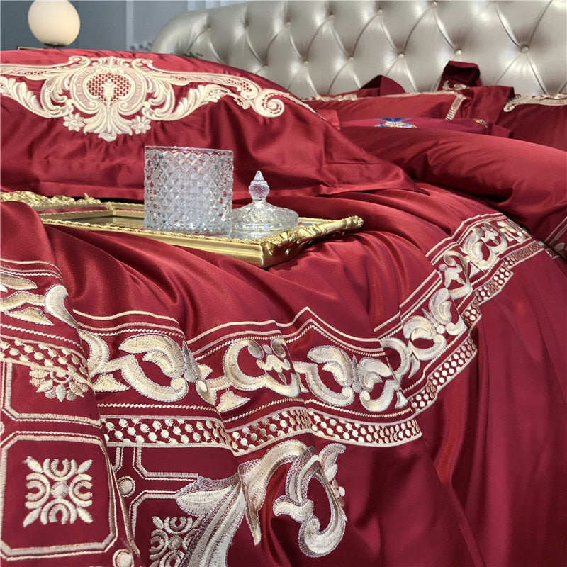 CORX Designs - Azalea Damask Sateen Duvet Cover Bedding Set - Review