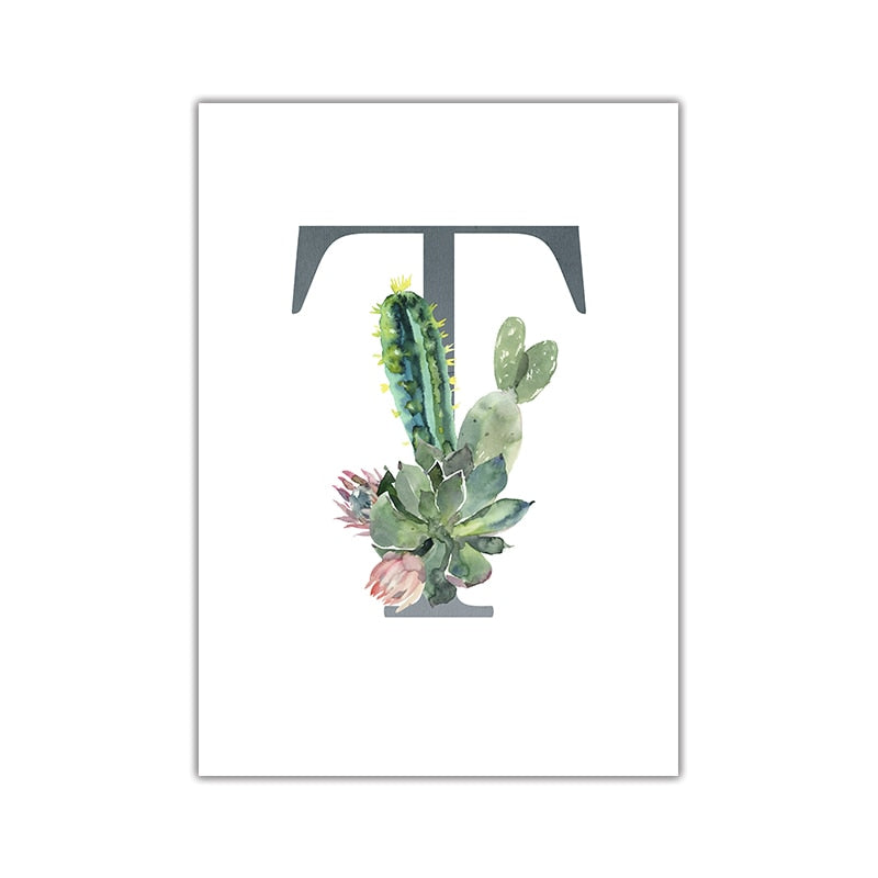 CORX Designs - Floral Letter Canvas Art - Review