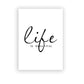 CORX Designs - Black And White Dandelion Canvas Art - Review