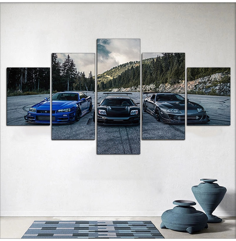 CORX Designs - JDM Supra Nissan Skyline NSX Car Canvas Wall Art - Review
