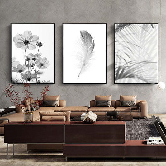 CORX Designs - Black And White Dandelion Canvas Art - Review