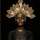 CORX Designs - African Woman Fashion Gold And Silver Canvas Art - Review