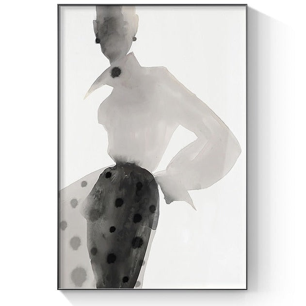 CORX Designs - Modern Ink Girl Graceful Posture Canvas Art - Review