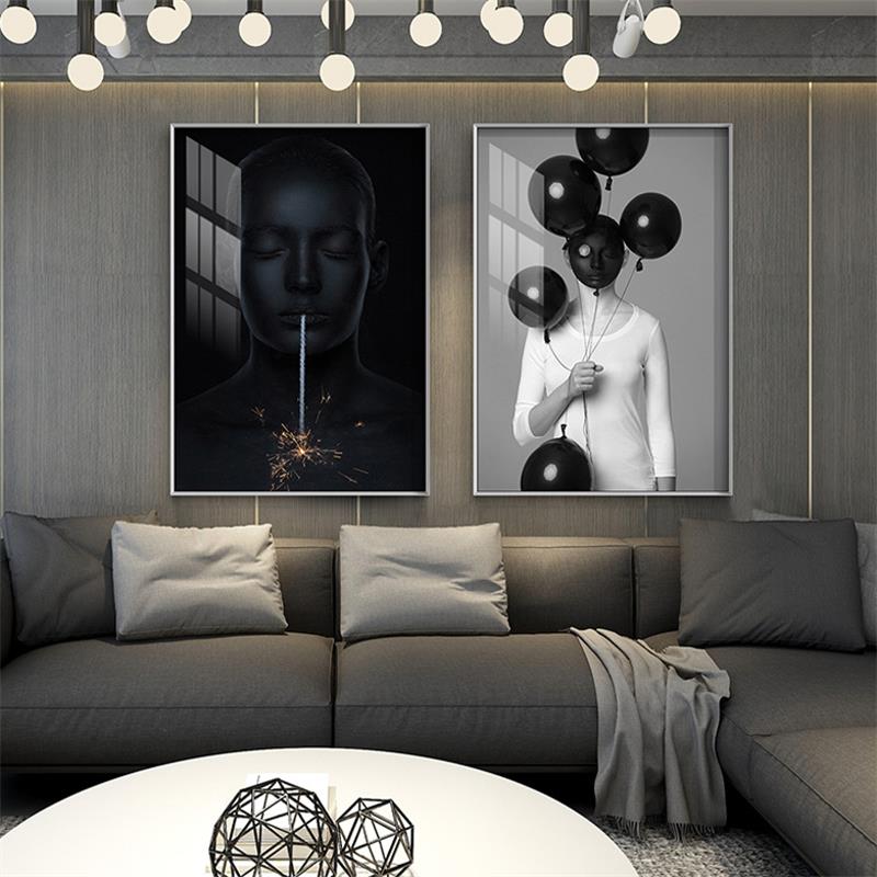 CORX Designs - Black and White Balloon Fashion Canvas Art - Review