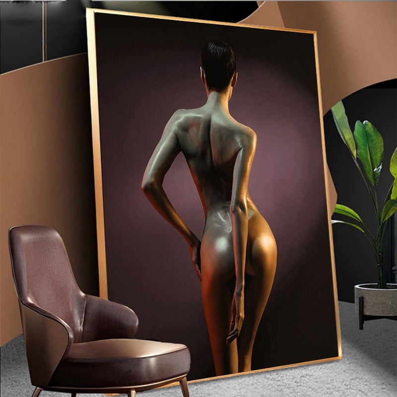 CORX Designs - Naked Woman Sexy Back Canvas Art - Review