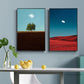 CORX Designs - Simple Blue Sky and White Clouds Landscape Canvas Art - Review