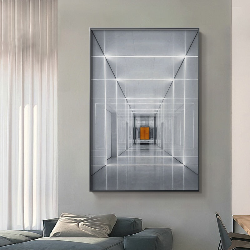 CORX Designs - White Corridor Canvas Art - Review