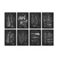 CORX Designs - Music Instrument Blueprint Canvas Art - Review