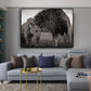 CORX Designs - Lions Head to Head Black and White Canvas Art - Review