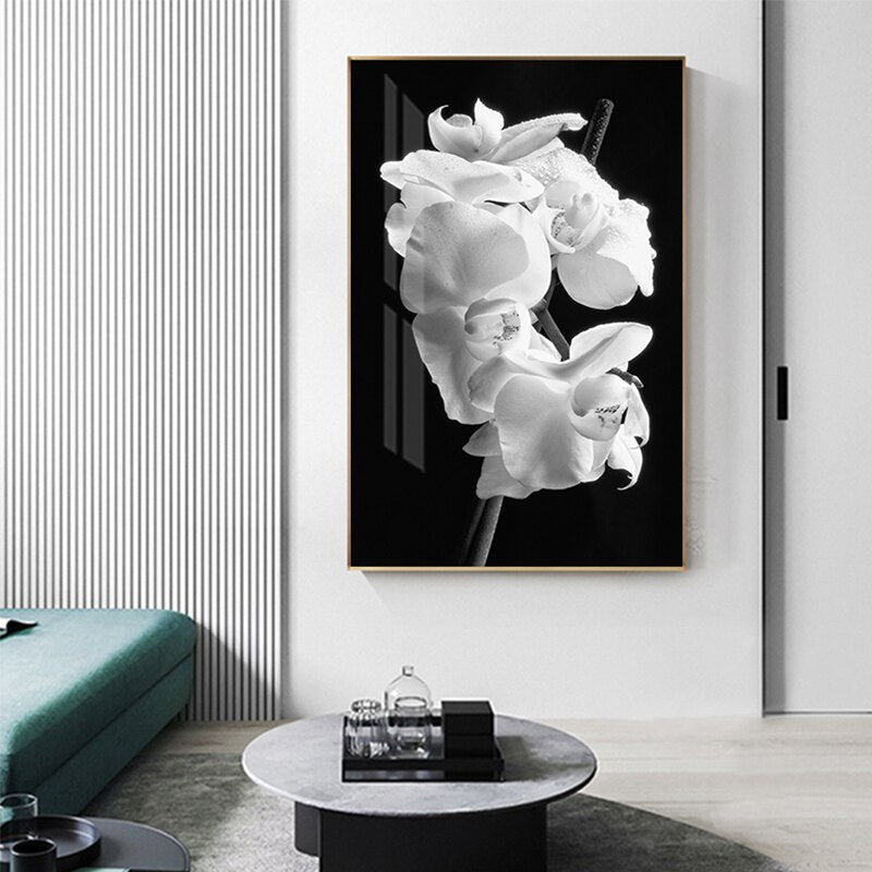 CORX Designs - Black And White Tulip Flower Canvas Art - Review