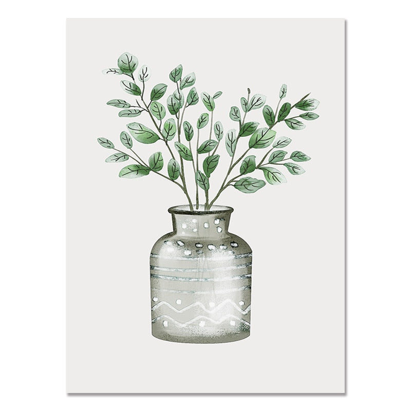 CORX Designs - Simple Green Plant Canvas Art - Review